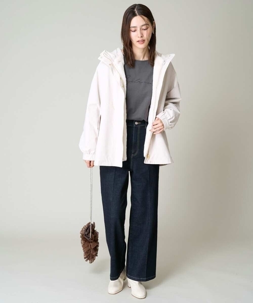 a.v.v（アーヴェヴェ）の「ストレッチブーツ（ブーツ・レディース・アイボリー/ベージュ/ブラック・23.5/24.5/22.5）」の20枚目の写真