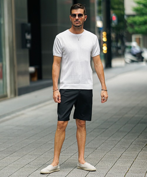 SOMEDIFF（サムディフ）の「接触冷感 綿100%ハーフパンツ メンズ ショーツ 短パン 夏服（その他パンツ・メンズ・グレー/サックスブルー/ホワイト/ストライプ/ホワイト系その他/ブラック/グレー系その他・M/XL/L）」の21枚目の写真