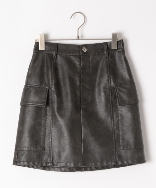 サンドヴィンテージレザースカート（スカート）｜PAGEBOY