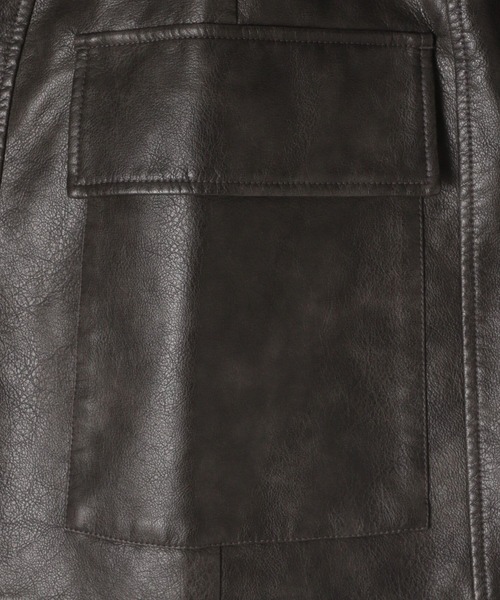 PAGEBOY（ページボーイ）の「サンドヴィンテージレザースカート（スカート・レディース・ブラウン/ブラック・FREE）」の8枚目の写真