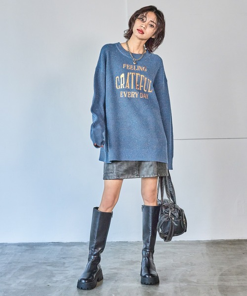 PAGEBOY（ページボーイ）の「サンドヴィンテージレザースカート（スカート・レディース・ブラウン/ブラック・FREE）」の20枚目の写真