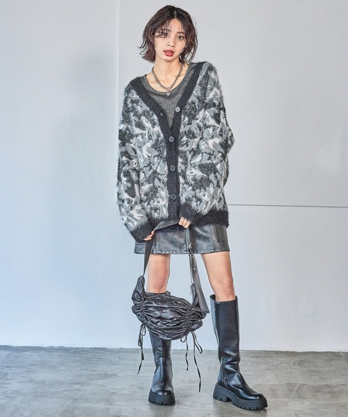 PAGEBOY（ページボーイ）の「サンドヴィンテージレザースカート（スカート・レディース・ブラウン/ブラック・FREE）」の17枚目の写真