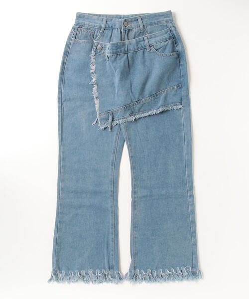 Jean Paul GAULTIER ラップパンツ デニム スカート パンツ Jean Paul Gaultier Pre-Owned 2000s ラップパンツスカート