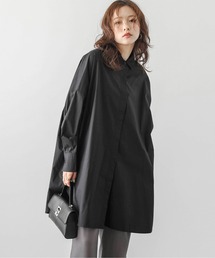 オーバーサイズロングシャツ