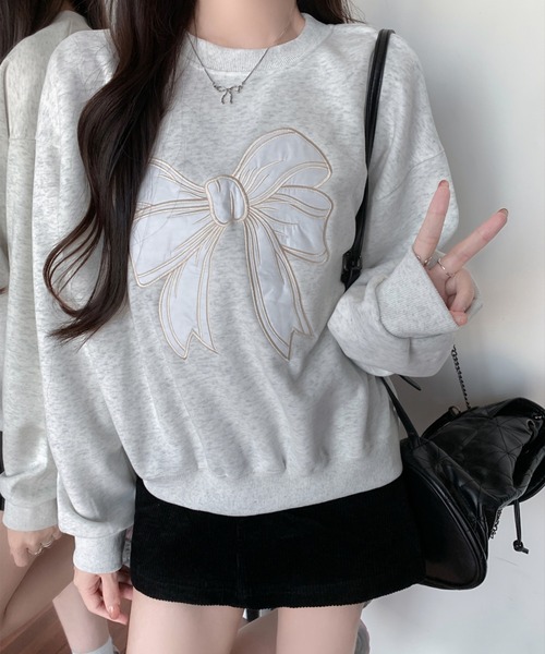 gotohollywood サテンリボン スウェット size02 サテンリボンAセット