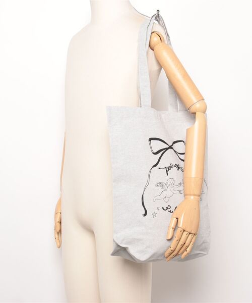 poiregnee（ポワニェ）の「オリジナルトートバッグ（トートバッグ・レディース・グレー・FREE）」の11枚目の写真