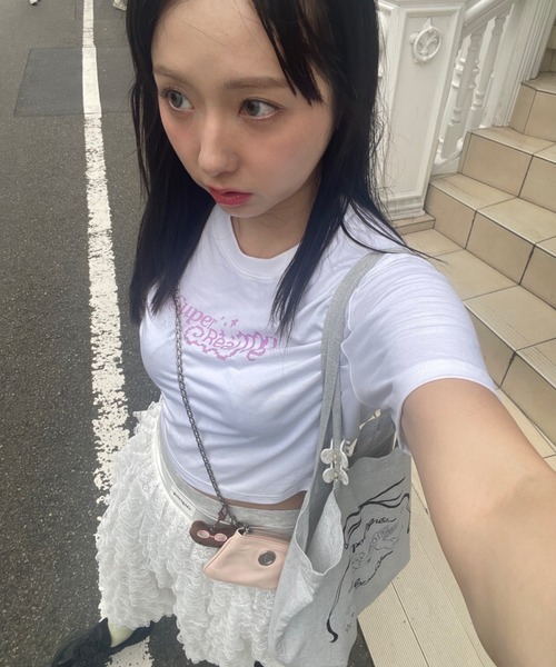 poiregnee（ポワニェ）の「オリジナルトートバッグ（トートバッグ・レディース・グレー・FREE）」の5枚目の写真