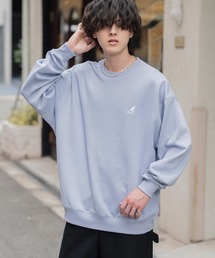 KANGOL（カンゴール）の「新色追加 KANGOL カンゴール 別注コラボ オーバーサイズ裏起毛ワンポイントロゴ刺繍スウェット（スウェット）」