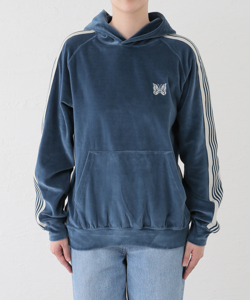 Needles（ニードルス）の「【NEEDLES/ニードルズ】 Track Hoody PU279（その他アウター・レディース・サックスブルー・SMALL）」の4枚目の写真