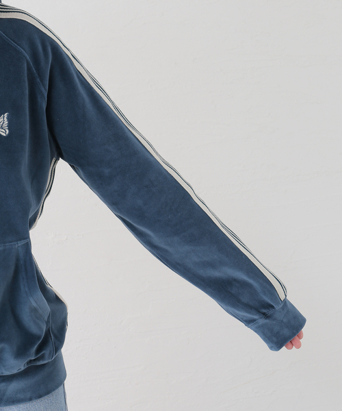 Needles（ニードルス）の「【NEEDLES/ニードルズ】 Track Hoody PU279（その他アウター・レディース・サックスブルー・SMALL）」の9枚目の写真