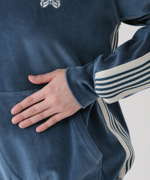 Needles（ニードルス）の「【NEEDLES/ニードルズ】 Track Hoody PU279（その他アウター・レディース・サックスブルー・SMALL）」の10枚目の写真