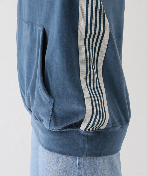 Needles（ニードルス）の「【NEEDLES/ニードルズ】 Track Hoody PU279（その他アウター・レディース・サックスブルー・SMALL）」の13枚目の写真