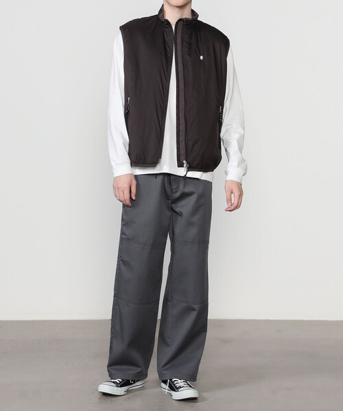 SEDAN ALL-PURPOSE（セダンオールパーパス）の「SEDAN ALL-PURPOSE | Dickies ベンチレーションダブルニーワークパンツ MEN（その他パンツ・メンズ・チャコール/ブラック・L/M/XL）」の3枚目の写真