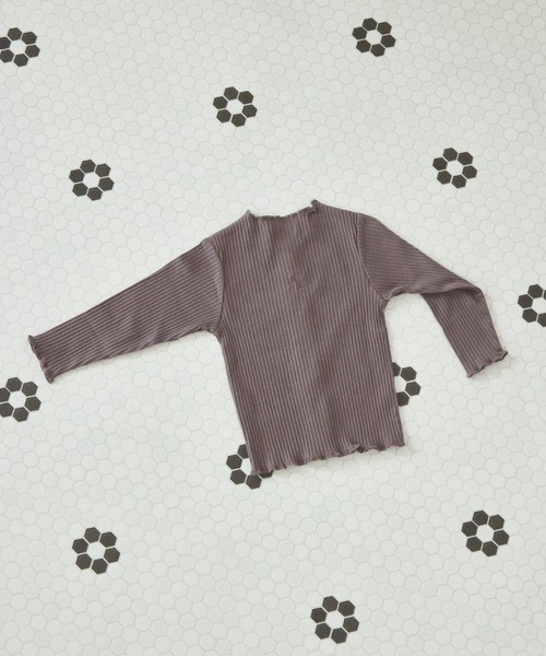 pairmanon（ペアマノン）の「【ベビー】リブコットン素材 長袖 カーディガン（カーディガン/ボレロ・キッズ・ブラック/アイボリー/モカ/ベージュ・70/80）」の8枚目の写真