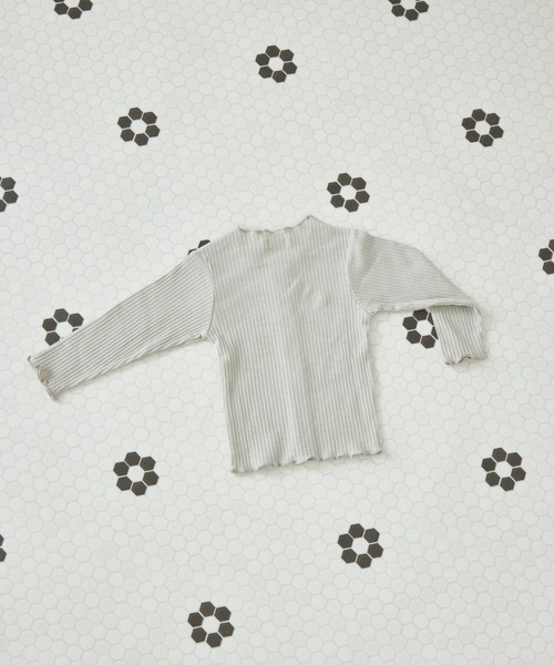 pairmanon（ペアマノン）の「【ベビー】リブコットン素材 長袖 カーディガン（カーディガン/ボレロ・キッズ・ブラック/アイボリー/モカ/ベージュ・70/80）」の11枚目の写真