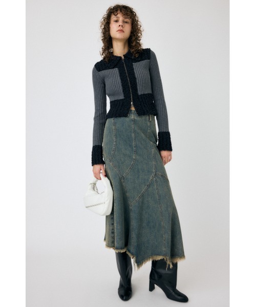 セール】【セットアップ対応】PANEL MERMAID DENIM スカート（スカート