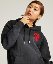 JORDAN BRAND（ジョーダンブランド）の「《セットアップ対応商品》ジョーダン フライト フリース ウィメンズ サテン裏地付きフード プルオーバー パーカー / Jordan Flight Fleece Women's Satin Lined Pullover Hoodie＜XS-2XL 展開＞（パーカー）」