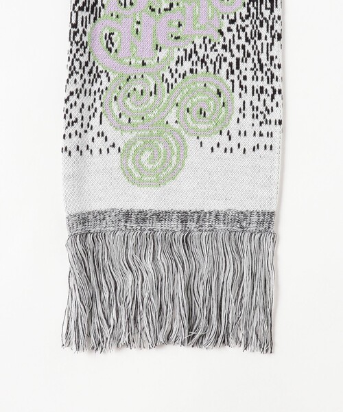 BEAMS T(ビームスティー)の「SAYHELLO / Team Scarf(マフラー・メンズ・ブラック・ONE SIZE)」の3枚目の写真