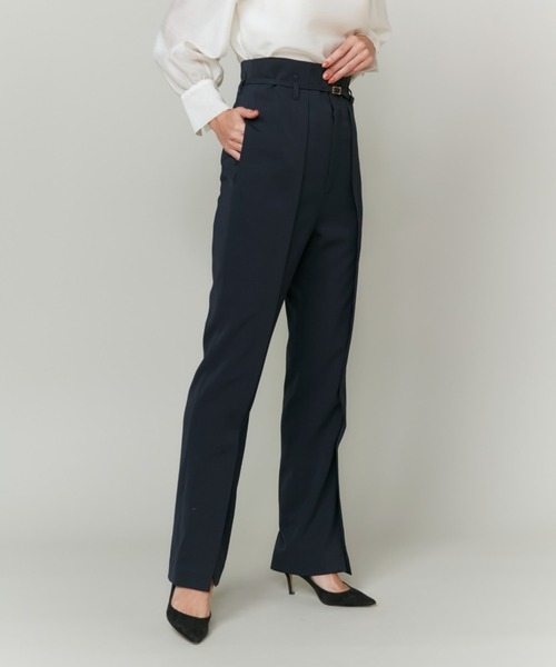 INED（イネド）の「トリクシオントロベルト付き2WAYパンツ《ROBE SUPERIOR CLOSET》【セットアップ対応】（その他パンツ・レディース・ネイビー・7号/9号/11号）」の14枚目の写真