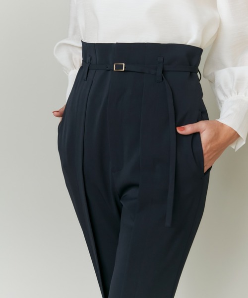 INED（イネド）の「トリクシオントロベルト付き2WAYパンツ《ROBE SUPERIOR CLOSET》【セットアップ対応】（その他パンツ・レディース・ネイビー・7号/9号/11号）」の16枚目の写真