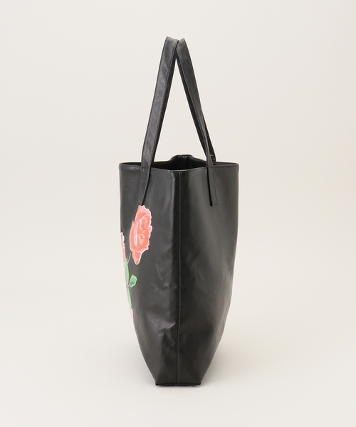 EDIT. FOR LULU(エディットフォールル)の「【YUHAN WANG/ユハン ワン】rose printed tote bag(トートバッグ・レディース・ブラック・FREE)」の6枚目の写真