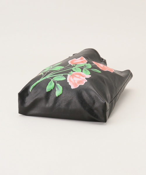 EDIT. FOR LULU（エディットフォールル）の「【YUHAN WANG/ユハン ワン】rose printed tote bag（トートバッグ・レディース・ブラック・FREE）」の8枚目の写真