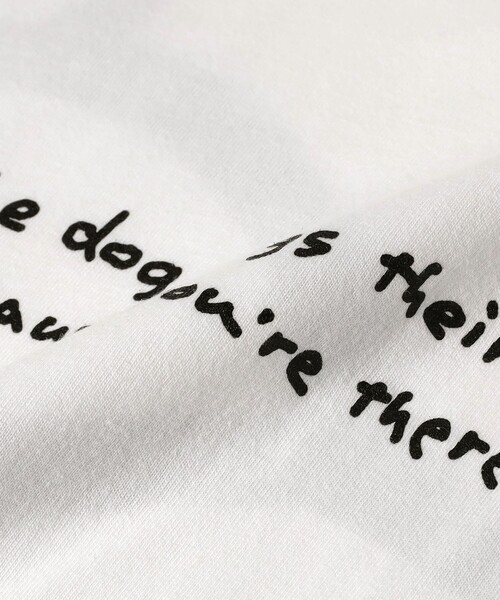 TOKYO CULTUART by BEAMS(トウキョウカルチャートバイビームス)の「matsui / Your There Big Tee Shirt(Tシャツ/カットソー・メンズ・ブラック/グレー/ホワイト系その他2/ホワイト・X-LARGE/LARGE/MEDIUM)」の6枚目の写真