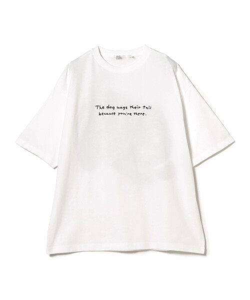 TOKYO CULTUART by BEAMS(トウキョウカルチャートバイビームス)の「matsui / Your There Big Tee Shirt(Tシャツ/カットソー・メンズ・ブラック/グレー/ホワイト系その他2/ホワイト・X-LARGE/LARGE/MEDIUM)」の7枚目の写真