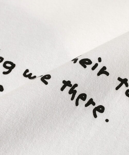 TOKYO CULTUART by BEAMS(トウキョウカルチャートバイビームス)の「matsui / Your There Big Tee Shirt(Tシャツ/カットソー・メンズ・ブラック/グレー/ホワイト系その他2/ホワイト・X-LARGE/LARGE/MEDIUM)」の8枚目の写真