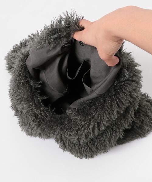 SENSE OF PLACE by URBAN RESEARCH（センスオブプレイスバイアーバンリサーチ）の「ボアトートバッグ（トートバッグ・レディース・アイボリー/グレー・ONE）」の14枚目の写真