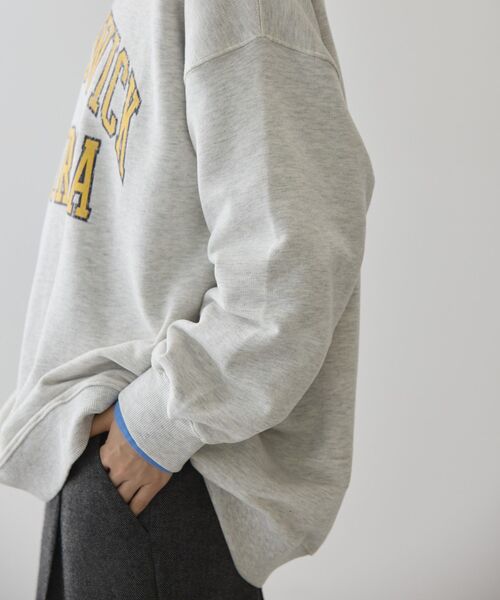 AMERICAN HOLIC(アメリカンホリック)の「BRUNSWICK GEORGIA BIGスウェット(スウェット・レディース・ホワイト系その他/グリーン/チャコールグレー/グレー系その他・M/L)」の22枚目の写真