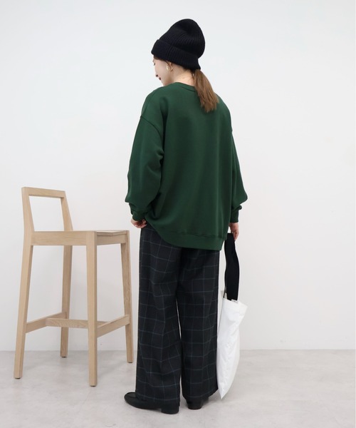 AMERICAN HOLIC(アメリカンホリック)の「BRUNSWICK GEORGIA BIGスウェット(スウェット・レディース・ホワイト系その他/グリーン/チャコールグレー/グレー系その他・M/L)」の8枚目の写真