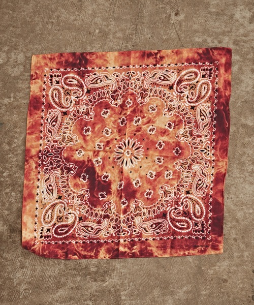 セール】ペイズリー柄 タイダイバンダナ（バンダナ/スカーフ）｜ALL
