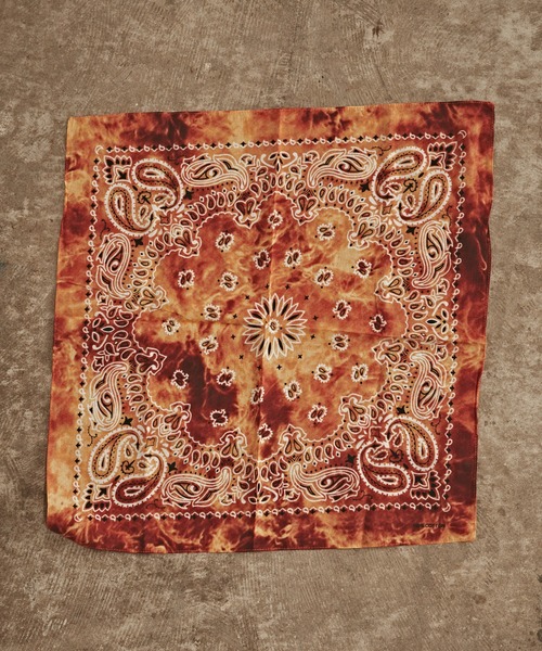 セール】ペイズリー柄 タイダイバンダナ（バンダナ/スカーフ）｜ALL