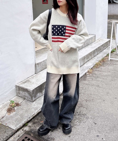 Supreme アメリカ国旗　ニットセーター Supreme シュプリーム New York Sweater ニューヨーク ニット