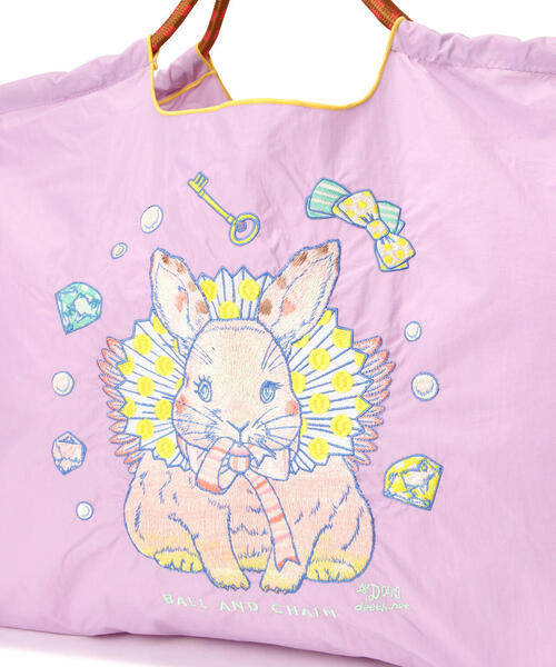 Ball&Chain(ボールアンドチェーン) D.M.RABBIT/Lサイズ(エコバッグ/サブバッグ)|Ball&Chain(ボールアンドチェーン)