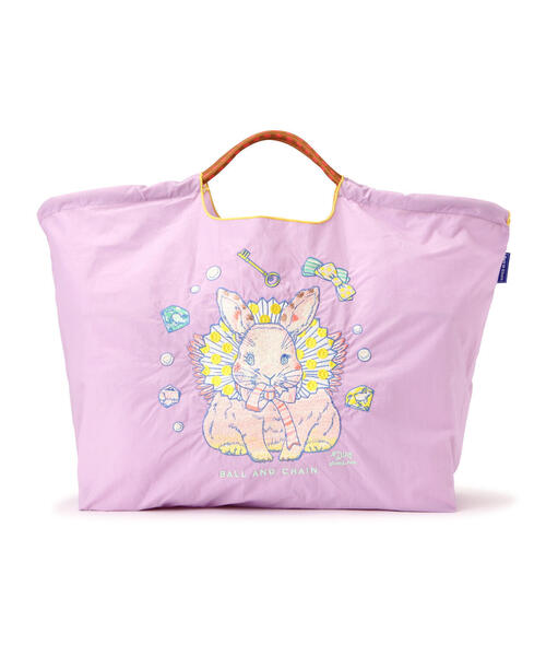 Ball&Chain(ボールアンドチェーン) D.M.RABBIT/Lサイズ(エコバッグ/サブバッグ)|Ball&Chain(ボールアンドチェーン)