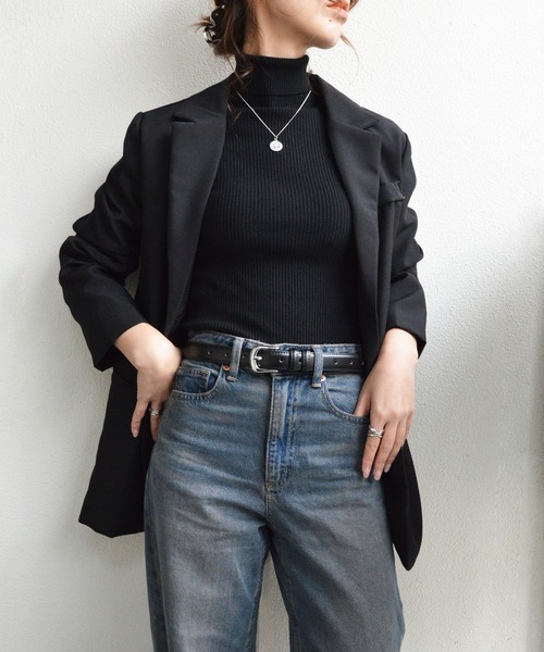 styiro（スタイロ）の「【牛革】ユニセックス ヴィンテージシルバーバックルレザーベルト メンズ レディース（ベルト・レディース・ブラック/ブラウン・95cm/110cm/105cm/100cm）」の20枚目の写真