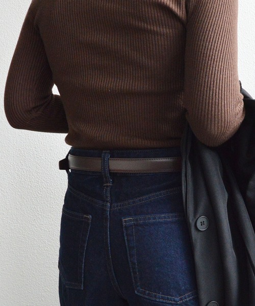 styiro（スタイロ）の「【牛革】ユニセックス ヴィンテージシルバーバックルレザーベルト メンズ レディース（ベルト・レディース・ブラック/ブラウン・95cm/110cm/105cm/100cm）」の22枚目の写真