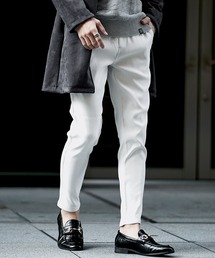 裏起毛ストレッチスキニーパンツ メンズ イージーパンツ チノパンツ あったかスキニー 暖パンツ 春服 冬服