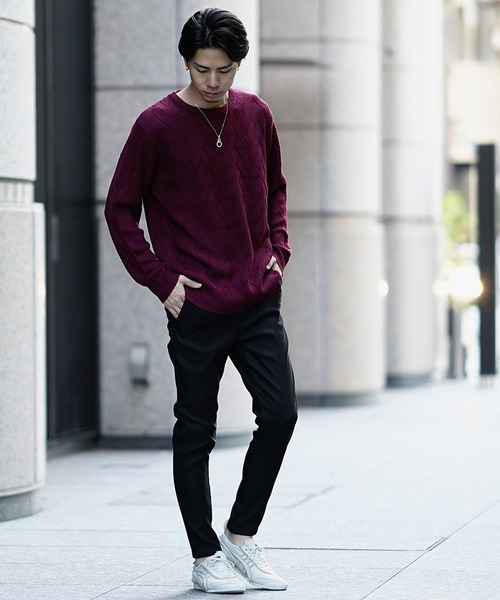 SOMEDIFF(サムディフ)の「裏起毛ストレッチスキニーパンツ メンズ イージーパンツ チノパンツ あったかスキニー 暖パンツ 春服 冬服(チノパンツ・メンズ・ホワイト/グレー/ベージュ/ネイビー/ブラック・M/L/XL)」の9枚目の写真