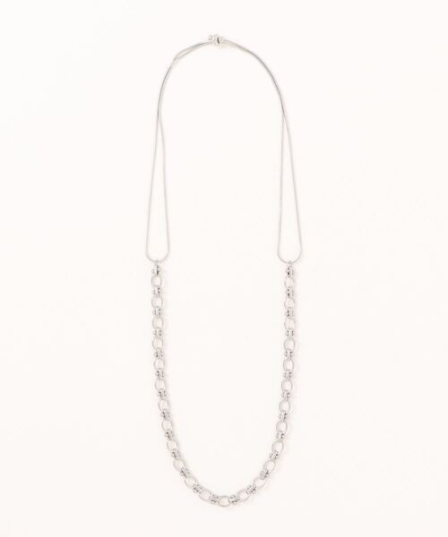 LOWRYS FARM（ローリーズファーム）の「ステンレス2WAYネックレス 283643（ネックレス・レディース・グレー/グレー系その他・FREE）」の2枚目の写真