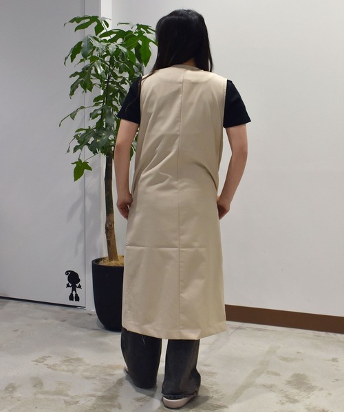 ロエフ　ギャバベスト　ジレ　値下げしました。お急ぎください。 セール】RIKKA FEMME/リッカファム ロングジレベスト RF25SS23（ベスト