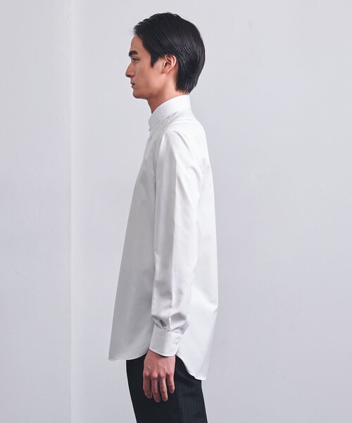 UNITED ARROWS(ユナイテッドアローズ)の「イージーケア AG ブロード タブカラーシャツ -抗菌防臭-(ビジネスシャツ・メンズ・ホワイト・37cm/39cm/40cm/38cm/41cm)」の16枚目の写真