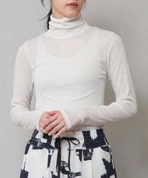 Munich | シアーリブタートルネックプルオーバー(Tシャツ/カットソー)