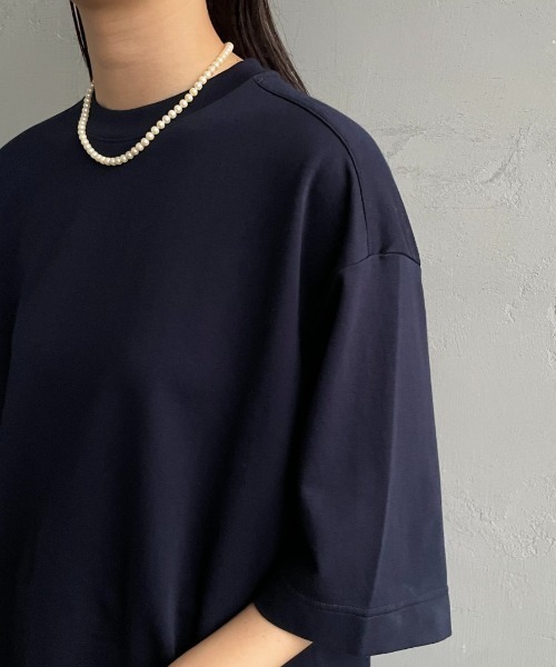 JEANS FACTORY （ジーンズファクトリー）の「[THE SHINZONE/ザ シンゾーン] スマートTシャツ（Tシャツ/カットソー・レディース・ネイビー/ホワイト・0）」の21枚目の写真