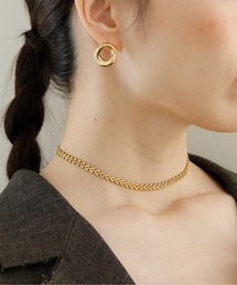 JewCas（ジュアキャス）の「【金属アレルギー対応ノットアレプラス】choker ステンレスネックレス [NOP0095]（ネックレス）」