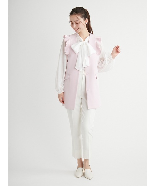 CELFORD（セルフォード）の「フリルスリーブジレ（ベスト）」 - WEAR