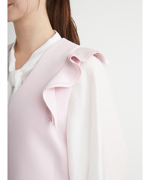 CELFORD ピンク フリルスリーブ トップス サイズ36 CELFORD ピンク フリルスリーブ トップス サイズ36 CELFORD ピンク