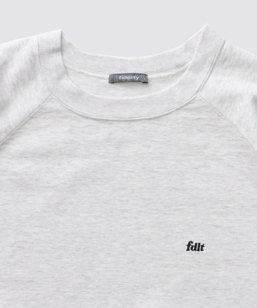 FIDELITY(フィデリティ)の「MINI EMB SWEAT S/S CREW NECK / 半袖スウェット(スウェット・メンズ・ダークネイビー/グレー/アイボリー・LARGE/MEDIUM)」の7枚目の写真